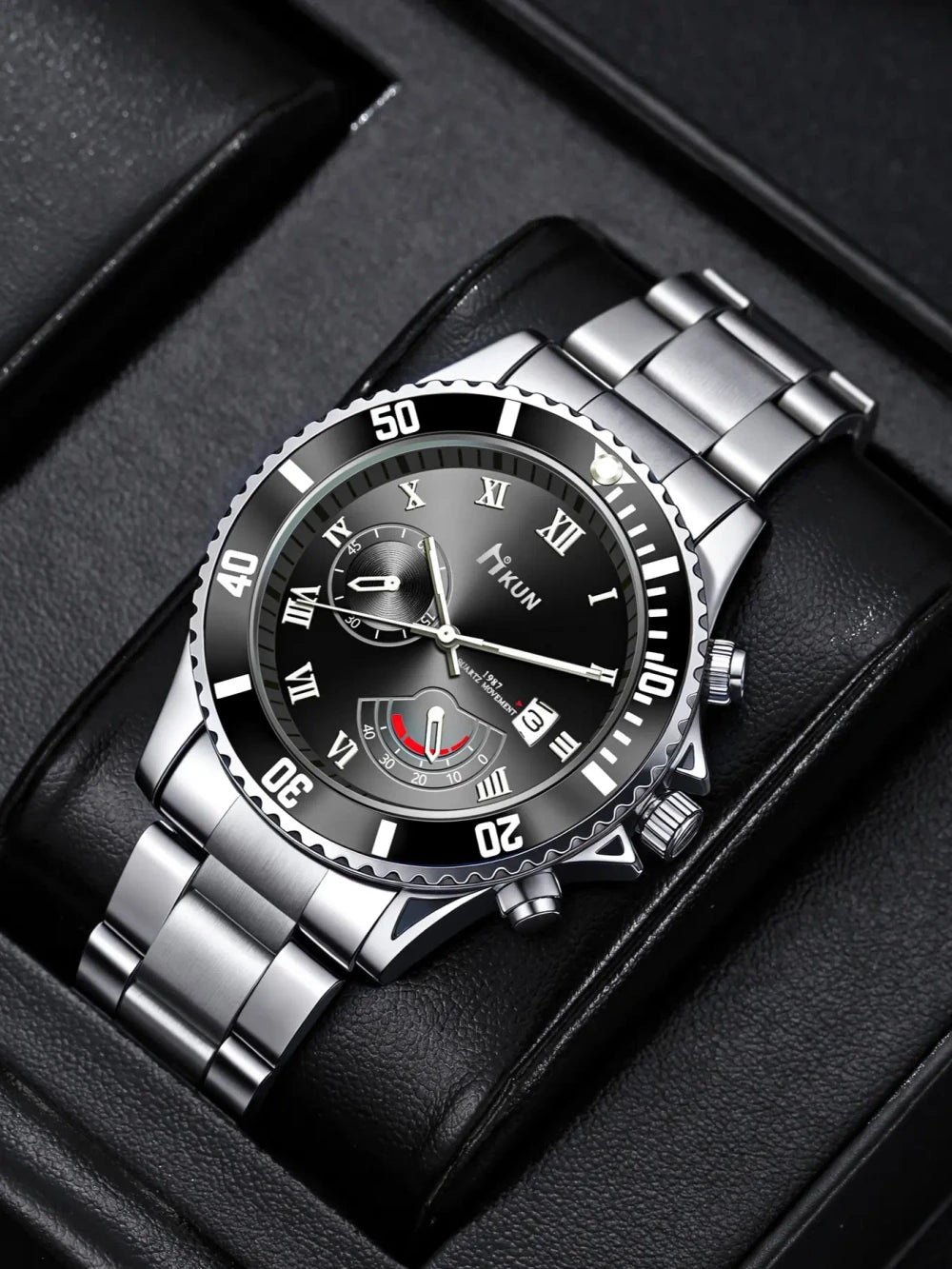 Quartz Watch and Fragrance Gift Set