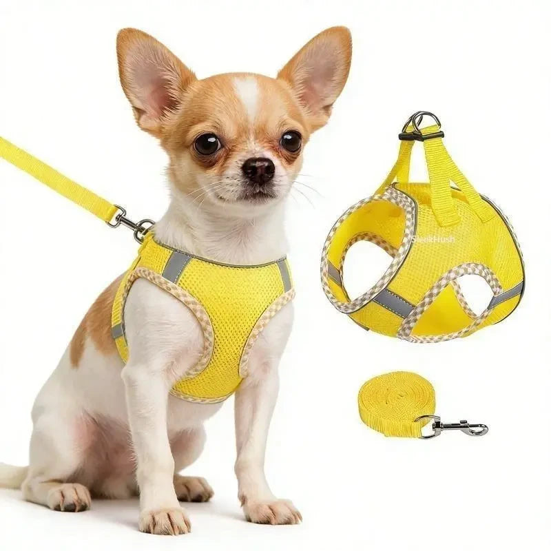 Adjustable No Pull Dog Harness Set