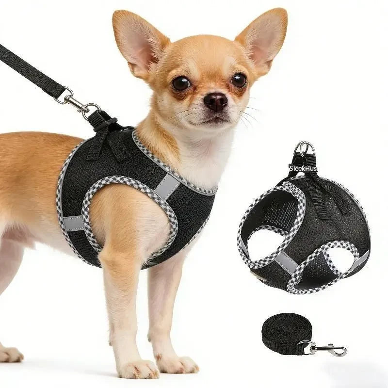 Adjustable No Pull Dog Harness Set