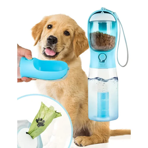 3-in-1 Portable Pet Water Bottle