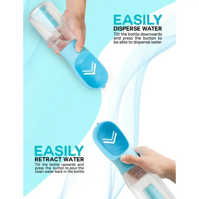 3-in-1 Portable Pet Water Bottle