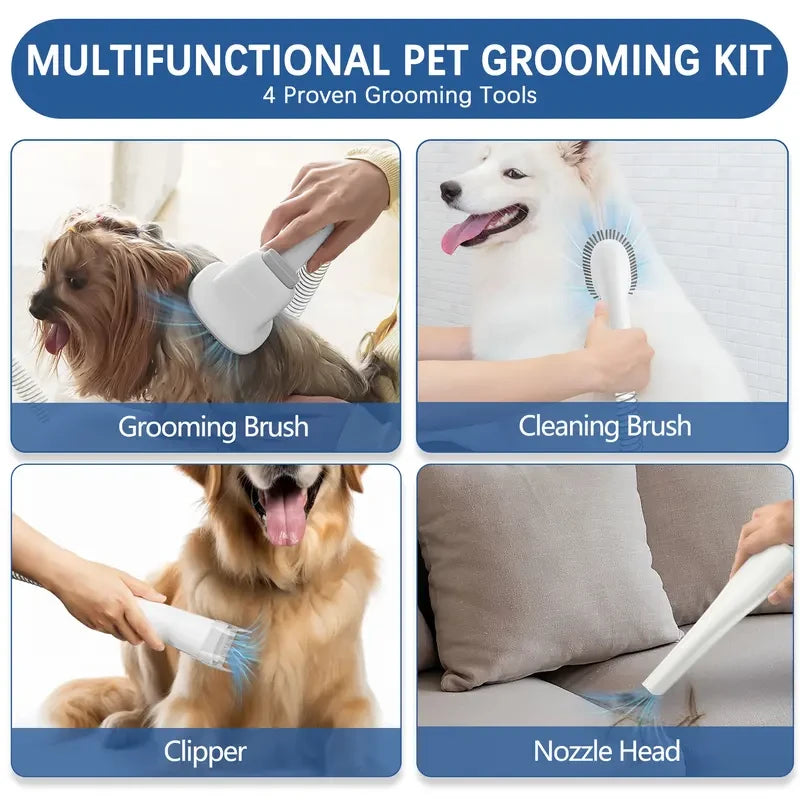LMVVC Pet Grooming Vacuum Kit