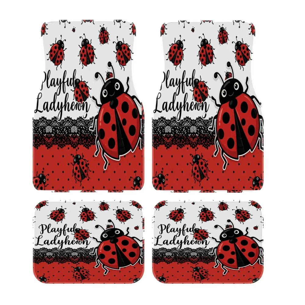 Beetle Print Car Floor Mats
