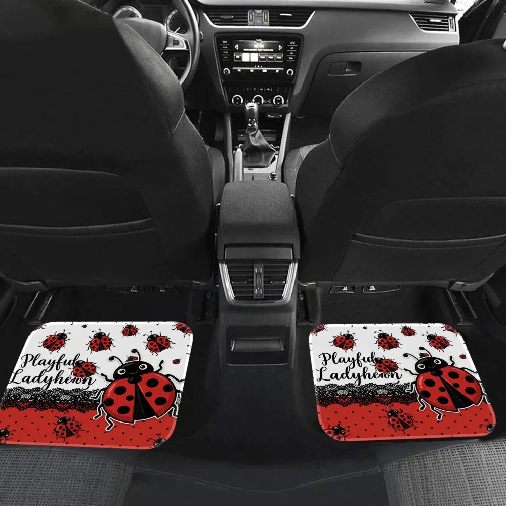Beetle Print Car Floor Mats