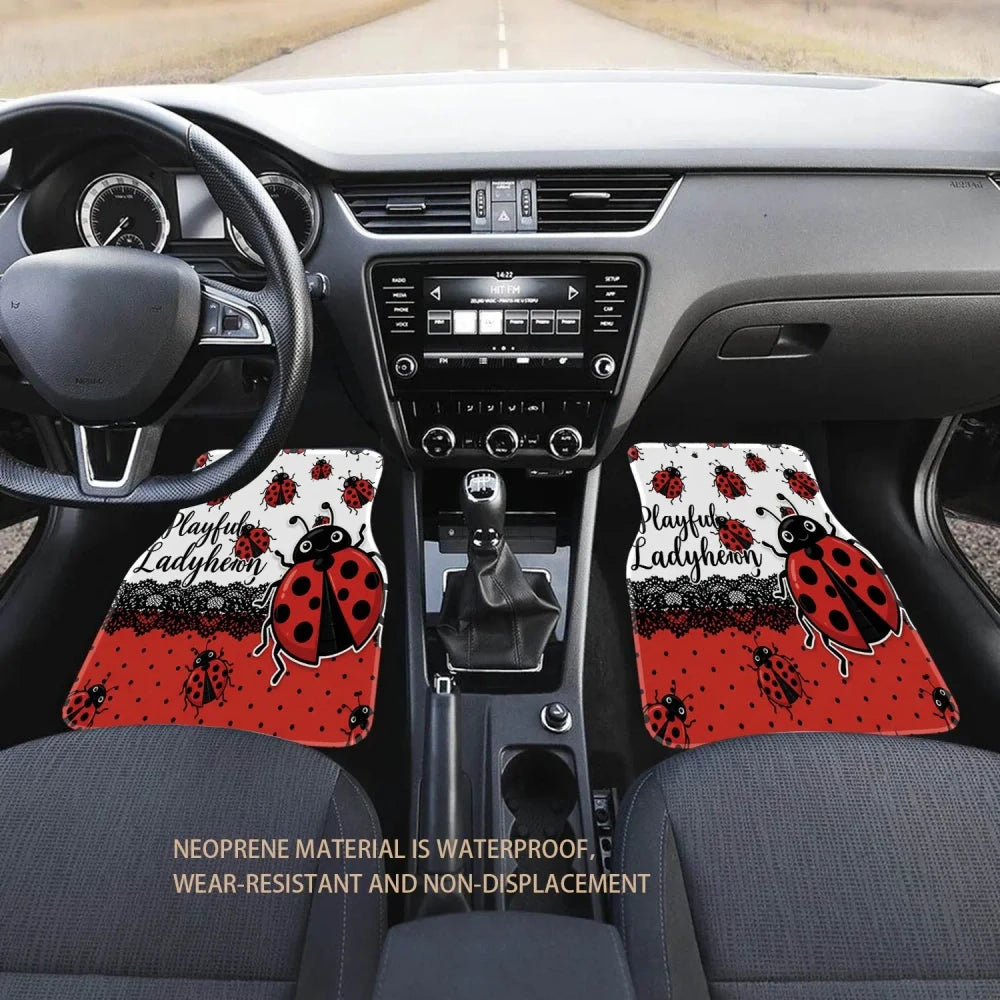 Beetle Print Car Floor Mats