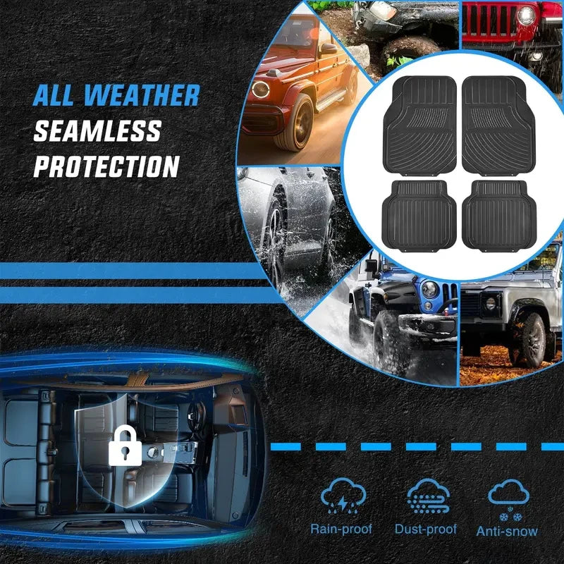 Universal Rubber Cargo Mat Set