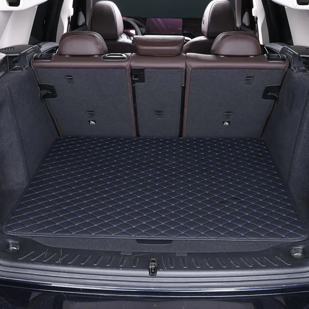 Universal Embroidered Leather Trunk Liner