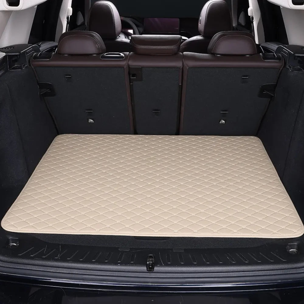 Universal Embroidered Leather Trunk Liner