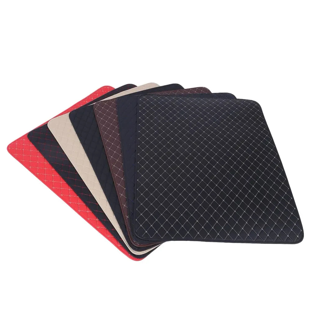 Universal Embroidered Leather Trunk Liner