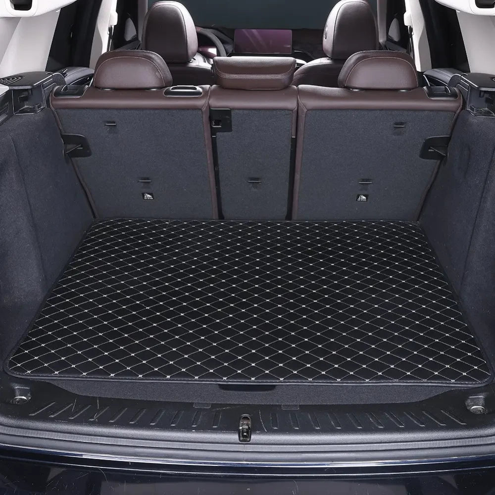 Universal Embroidered Leather Trunk Liner