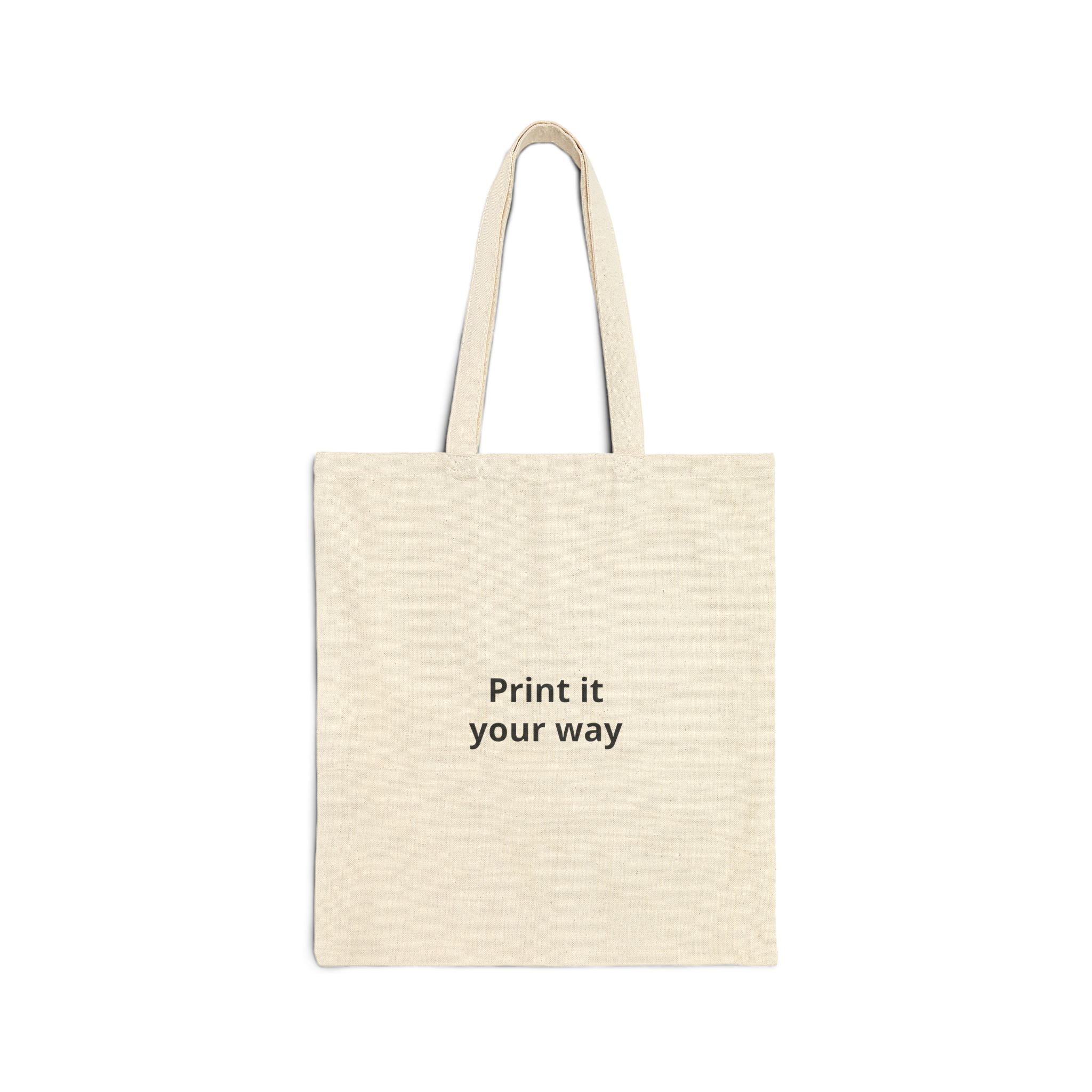 Treasured Cotton Tote Bag – Neutral Canvas Grocery & Everyday Shopper