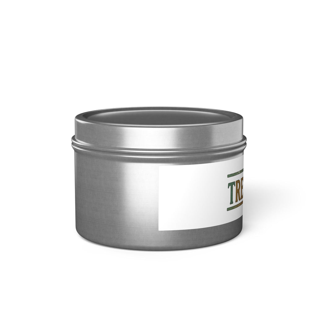 Treasured Tin Candle – Scented Travel Candle with Colorful Retro Label