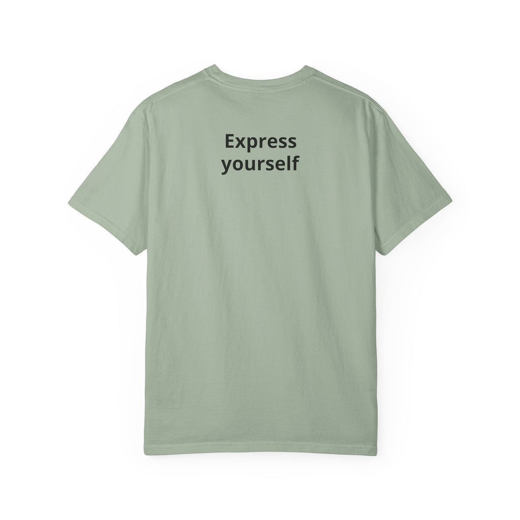 Treasured Garment-Dyed T-Shirt — Retro Color Block "TREASURED." Tee