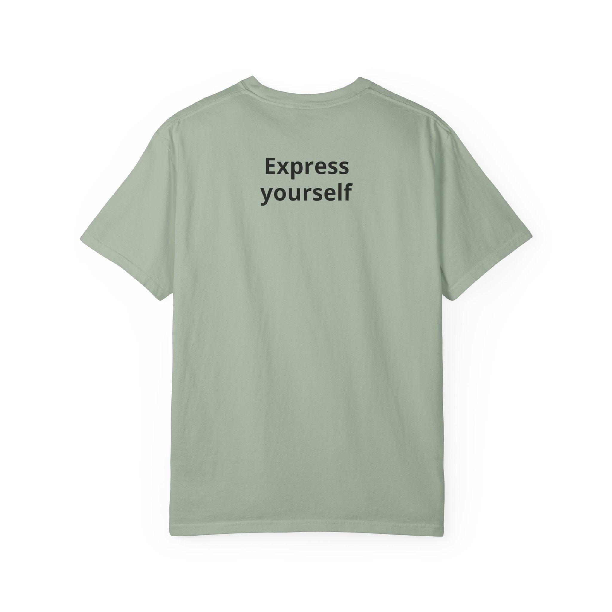 Treasured Garment-Dyed T-Shirt — Retro Color Block "TREASURED." Tee