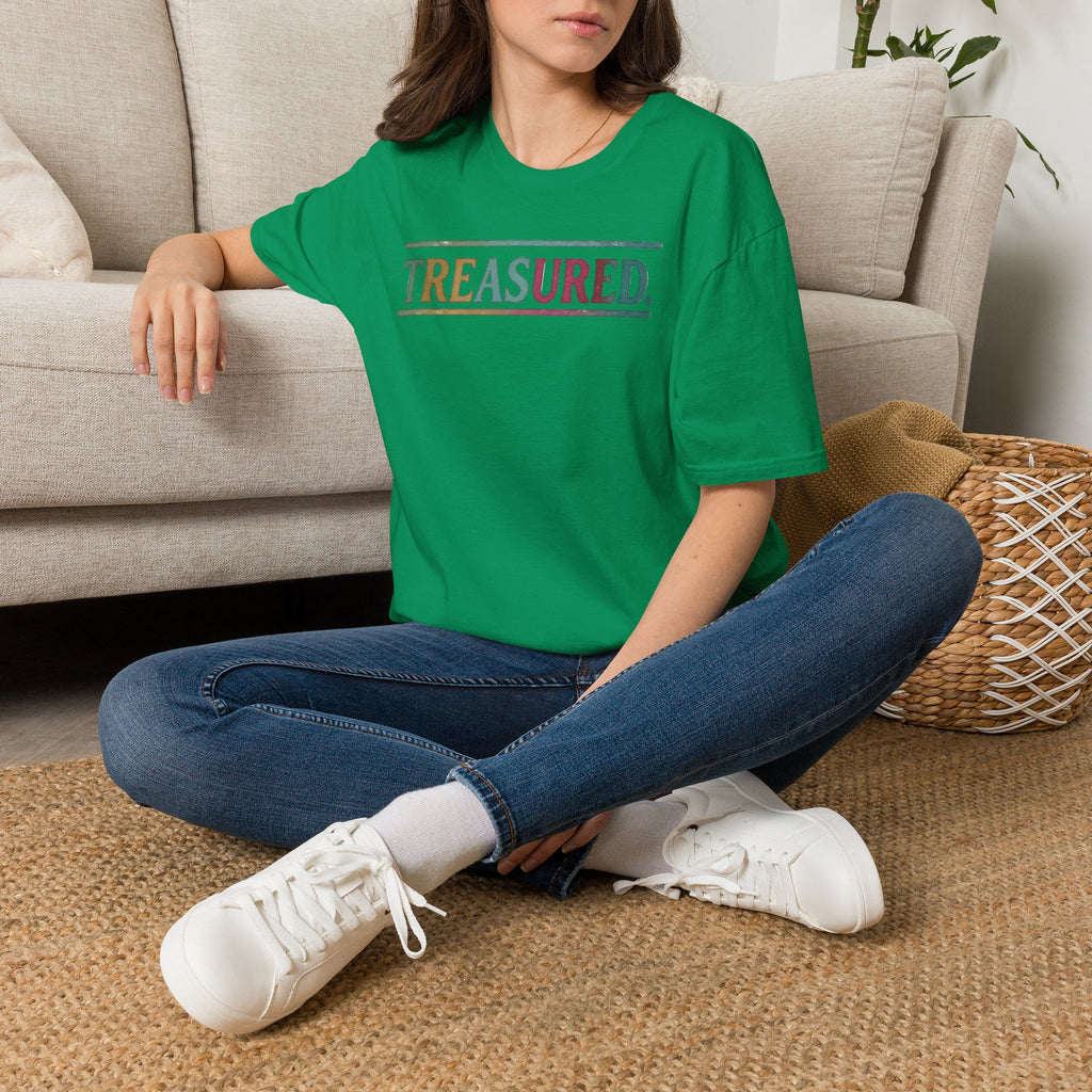 T-Shirt — 'Treasured' Colorful Retro Graphic Tee