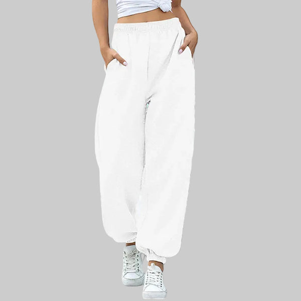 Women's High-Waist Joggers | Casual Sweatpants with Pockets