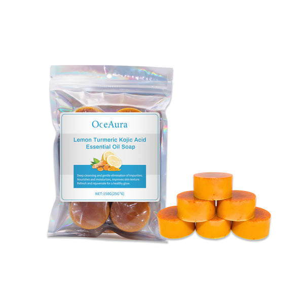 OceAura Lemon Turmeric Essential Oil Soap