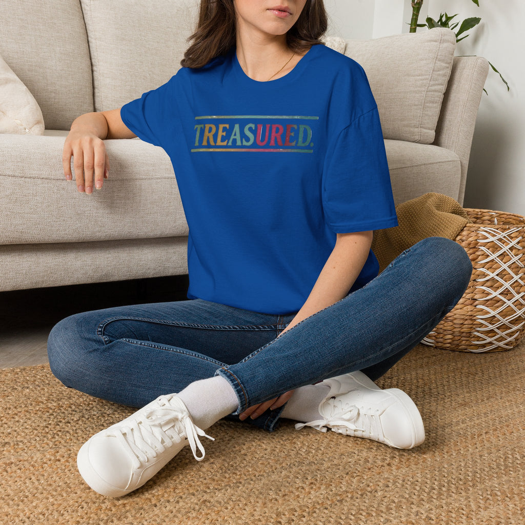 T-Shirt — 'Treasured' Colorful Retro Graphic Tee