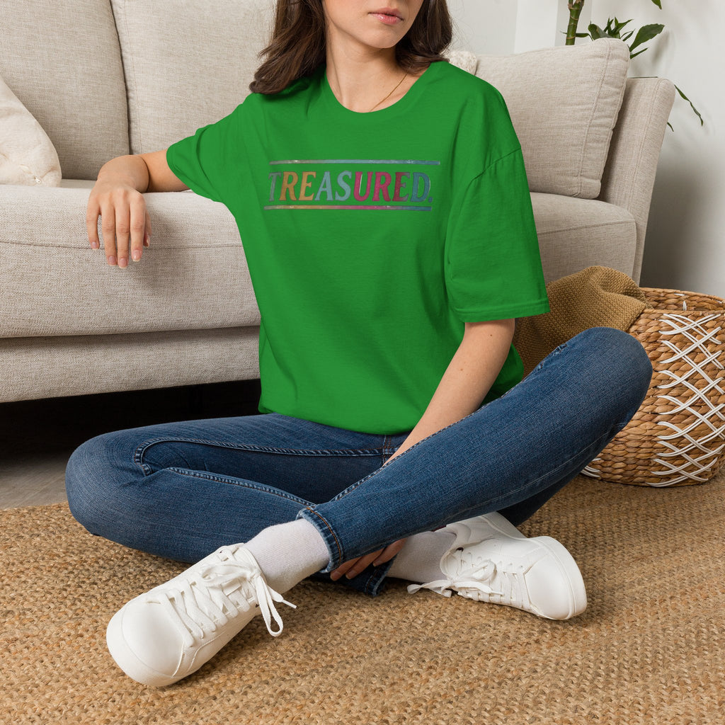 T-Shirt — 'Treasured' Colorful Retro Graphic Tee