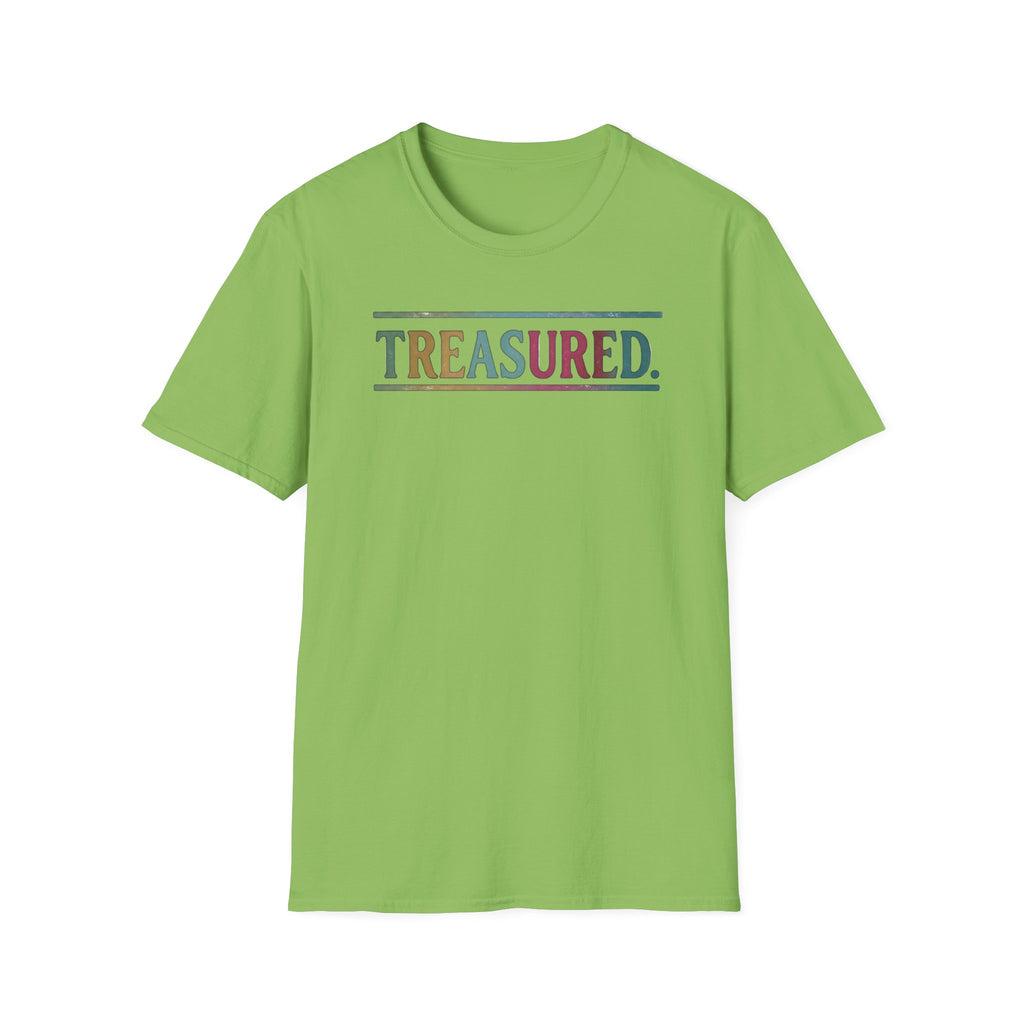 T-Shirt — 'Treasured' Colorful Retro Graphic Tee