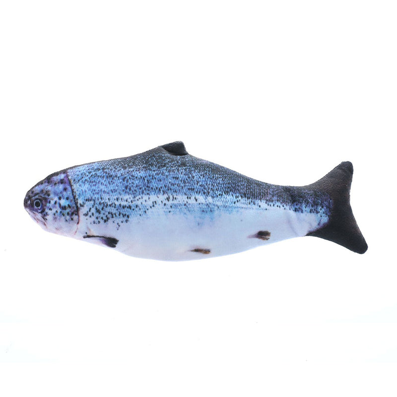 Electric Flopping Fish Cat Toy – Realistic Catnip Plush Toy for Cats