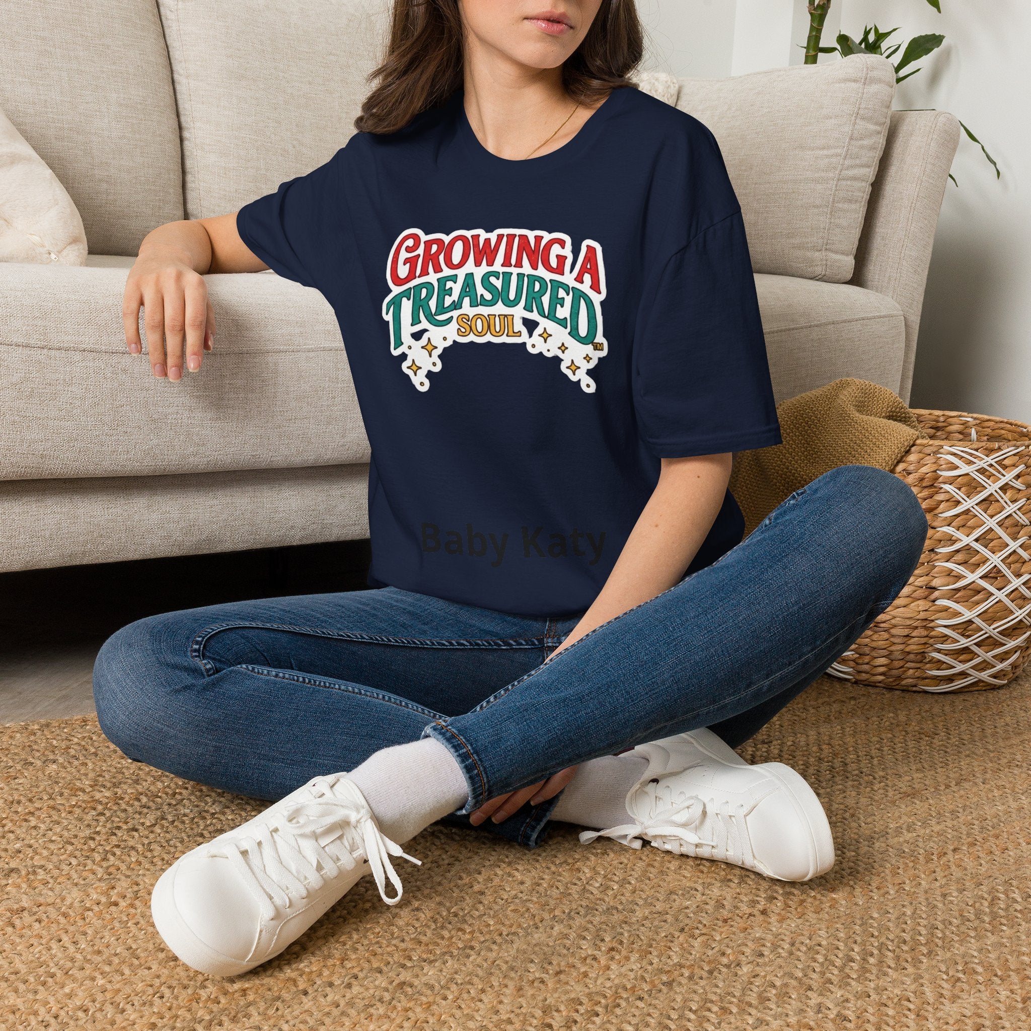Growing a Treasured Soul T-Shirt — Personalized Baby Name
