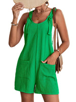 Casual Fashion Suspender Shorts Jumpsuit Strap Pants thumbnail 8
