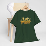 I Stay Winning T‑Shirt — Motivational Gold Script Tee thumbnail 45