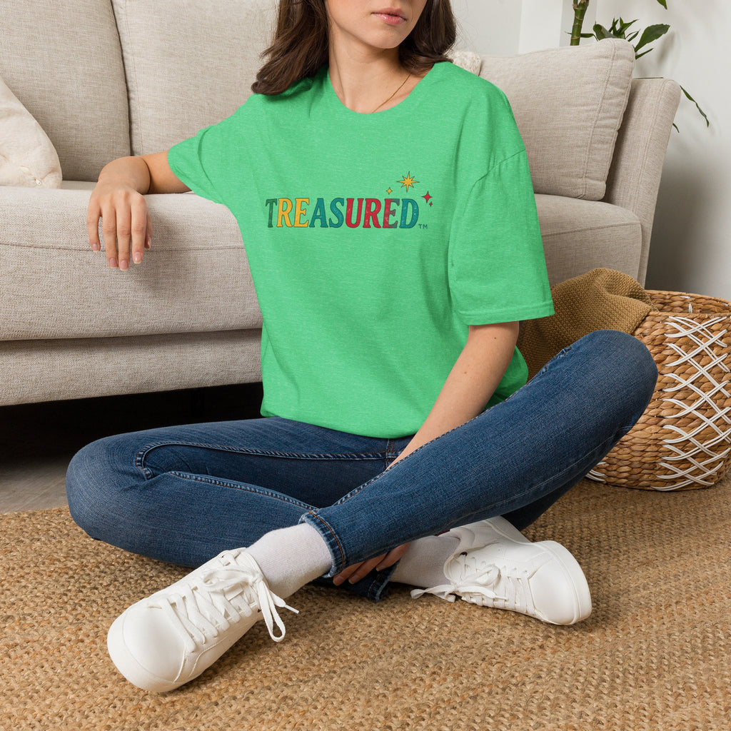 T-Shirt — 'Treasured' Colorful Retro Graphic Tee
