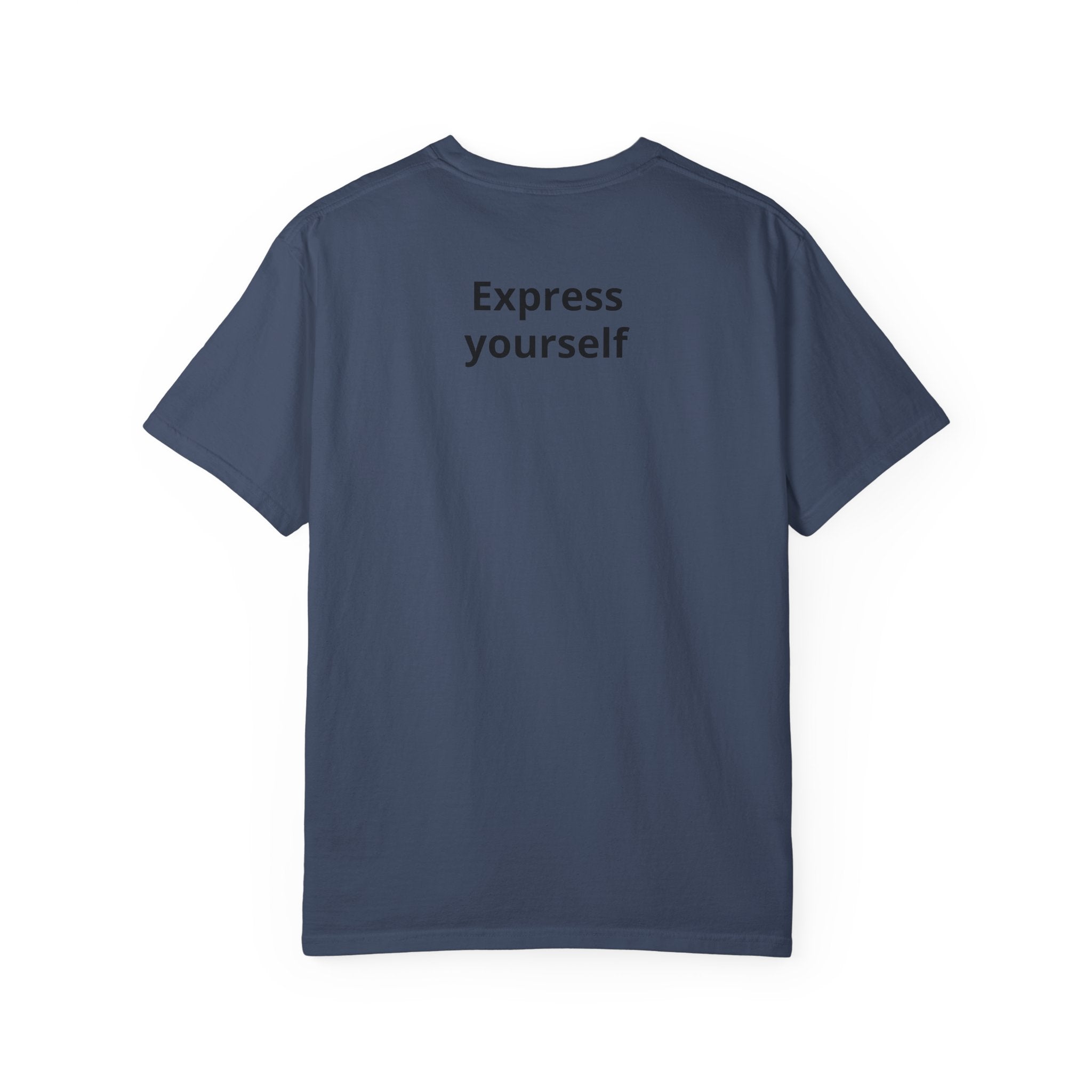 Treasured Garment-Dyed T-Shirt — Retro Color Block "TREASURED." Tee