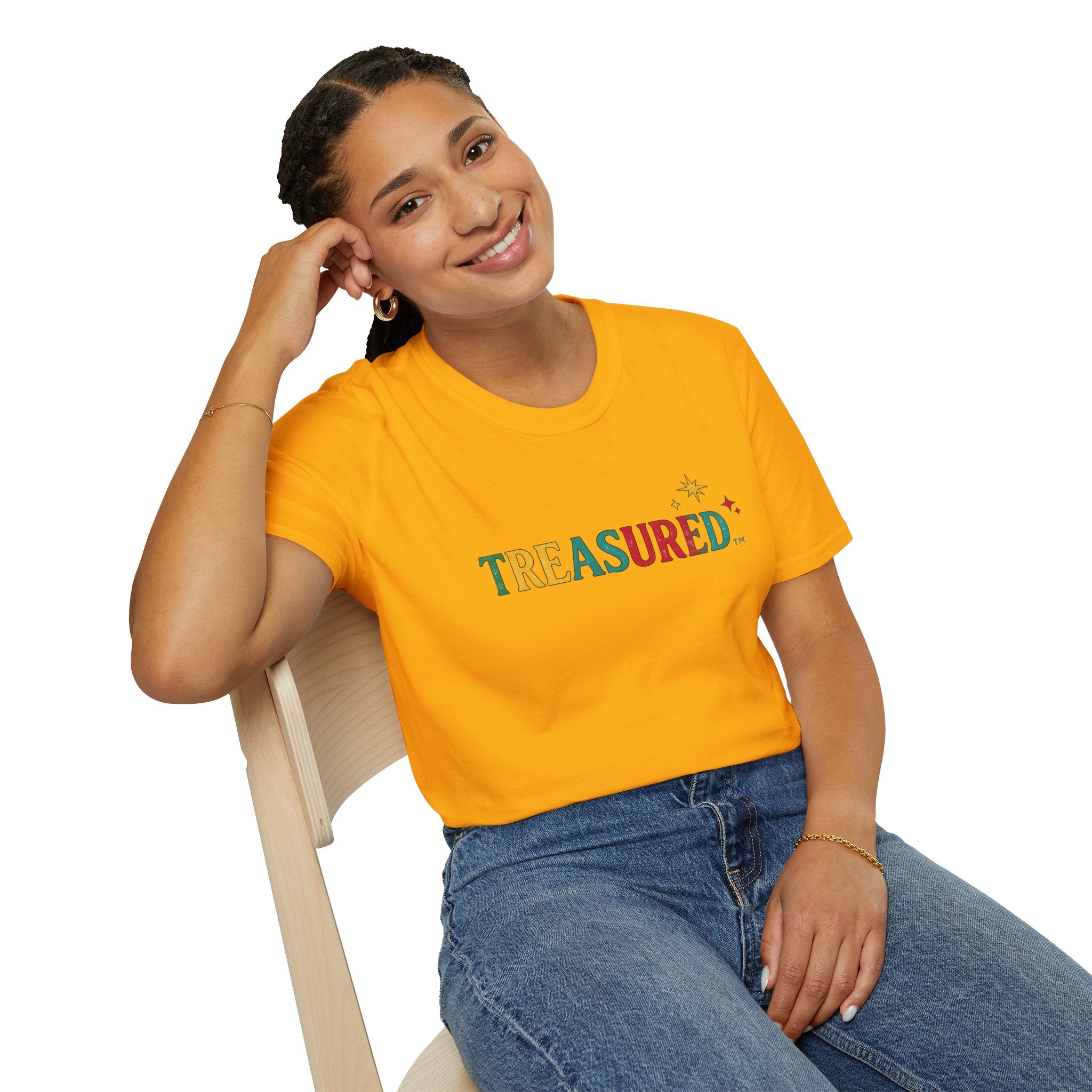T-Shirt — 'Treasured' Colorful Retro Graphic Tee