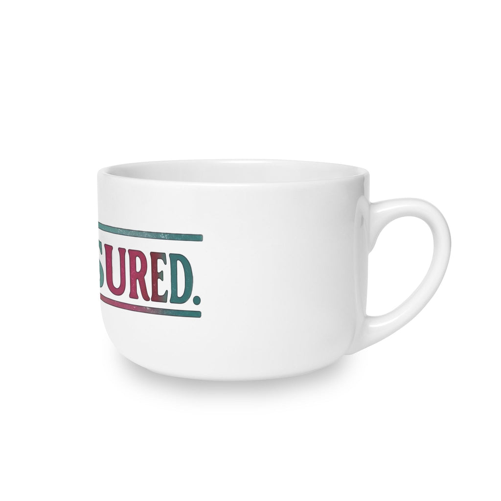 Treasured Ceramic Latte Mug — 25oz Inspirational Coffee Cup