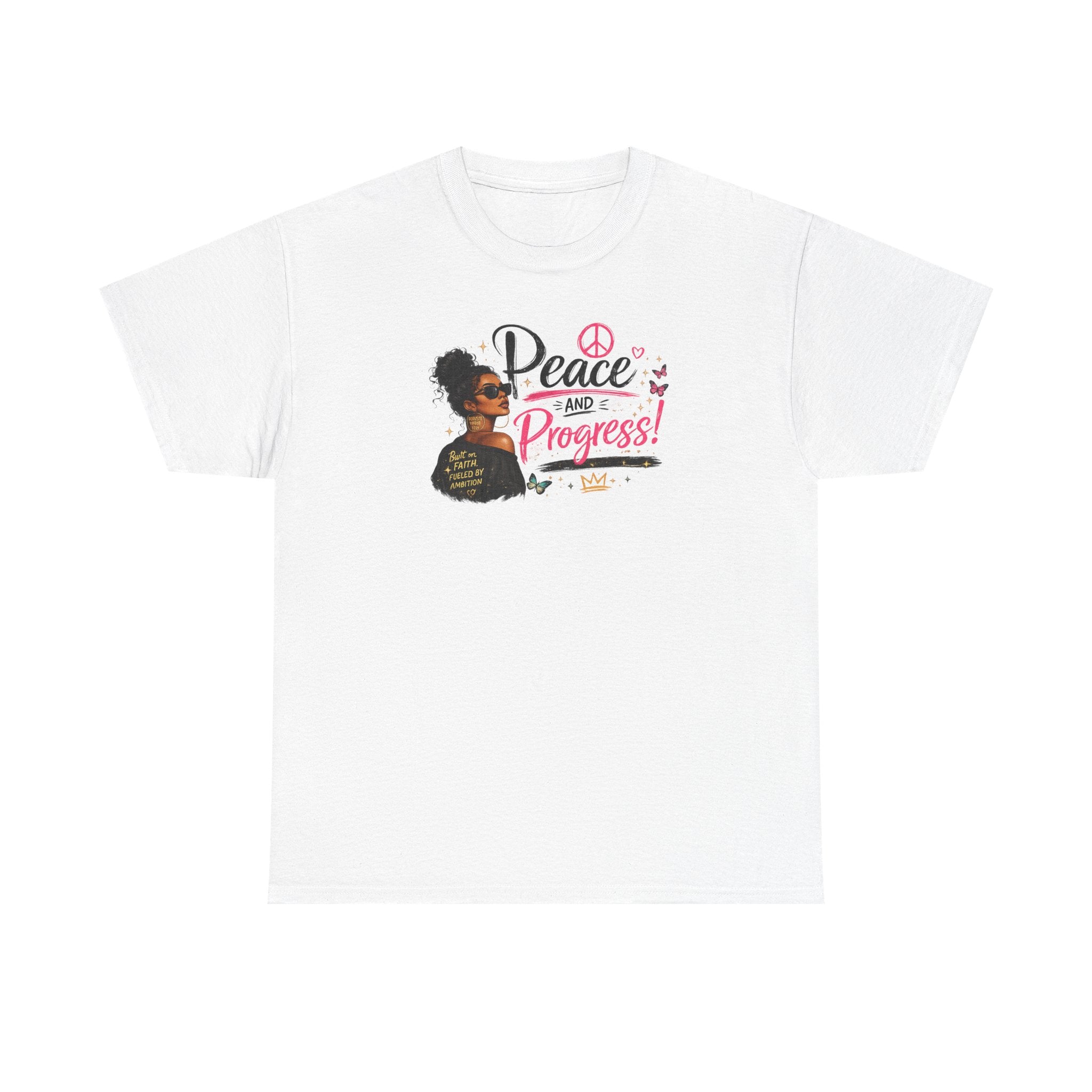 Peace and Progress T-Shirt – BW Graphic Tee
