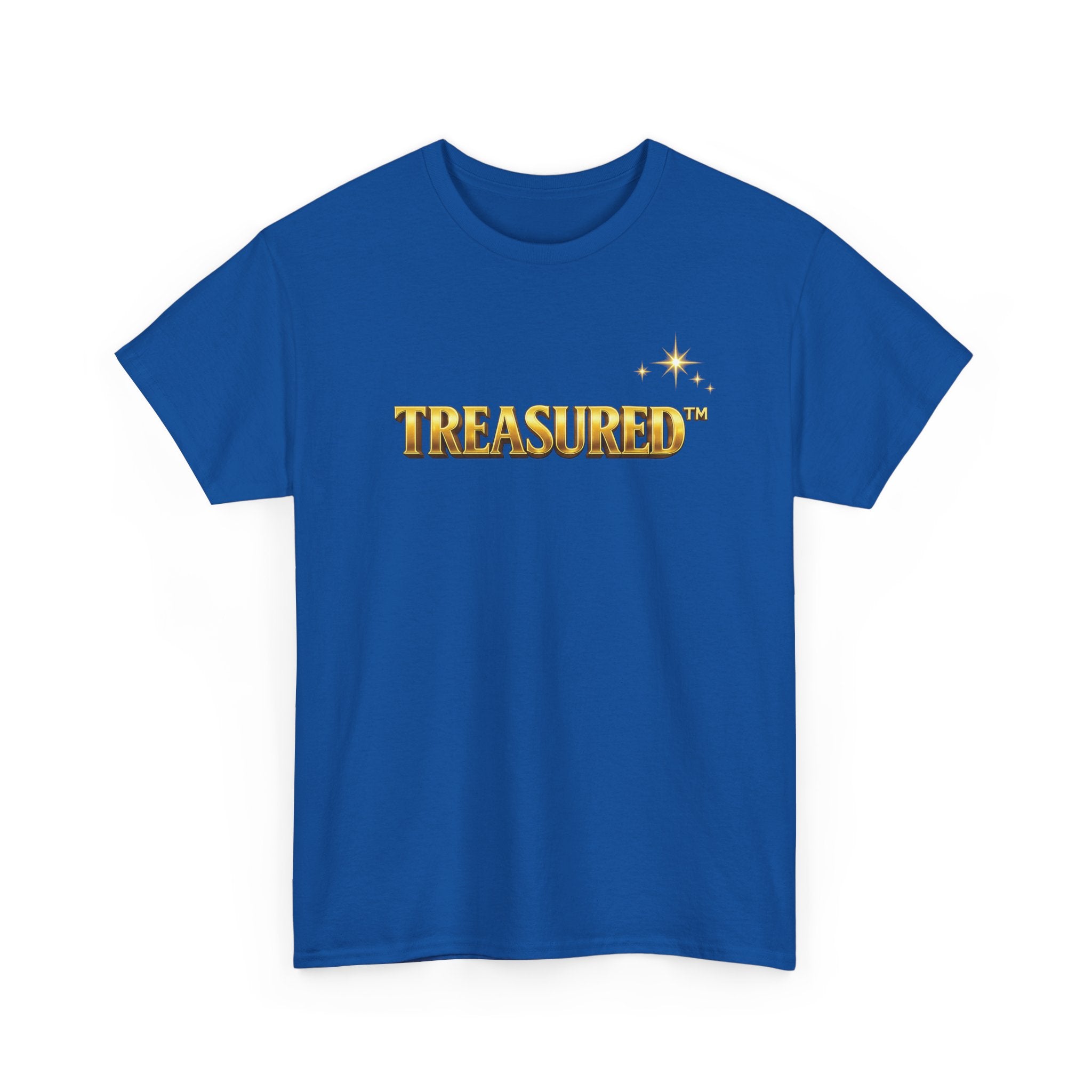 Treasured Tee — Sparkling 'TREASURED' Graphic T‑Shirt