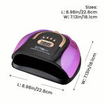 UV LED Nail Lamp, Automatic Sensor & Smart Display - Fast Gel Polish Curing thumbnail 8