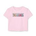 Treasured Crop Tee — Women’s Graphic Baby T-Shirt