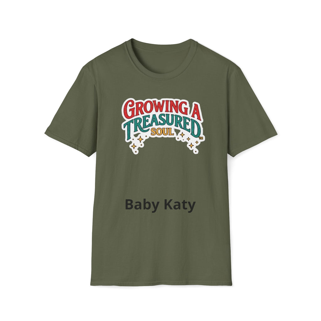 Growing a Treasured Soul T-Shirt — Personalized Baby Name