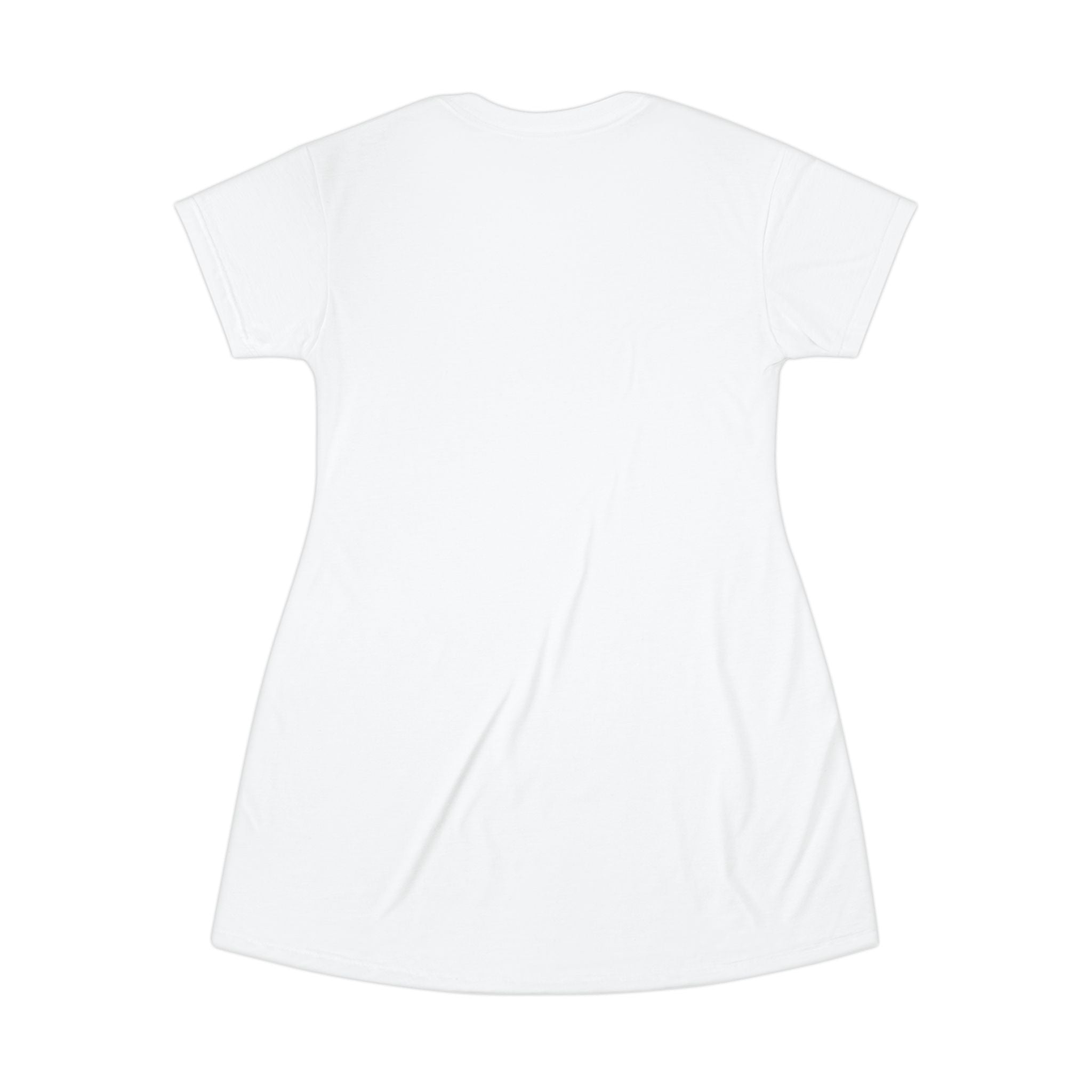 Peace and Progress T‑Shirt Dress – Retro Peace Sign Graphic