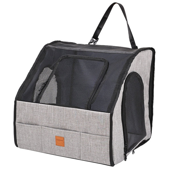 Foldable Car Pet Cage & Dog Mat | Waterproof Travel Seat Protector