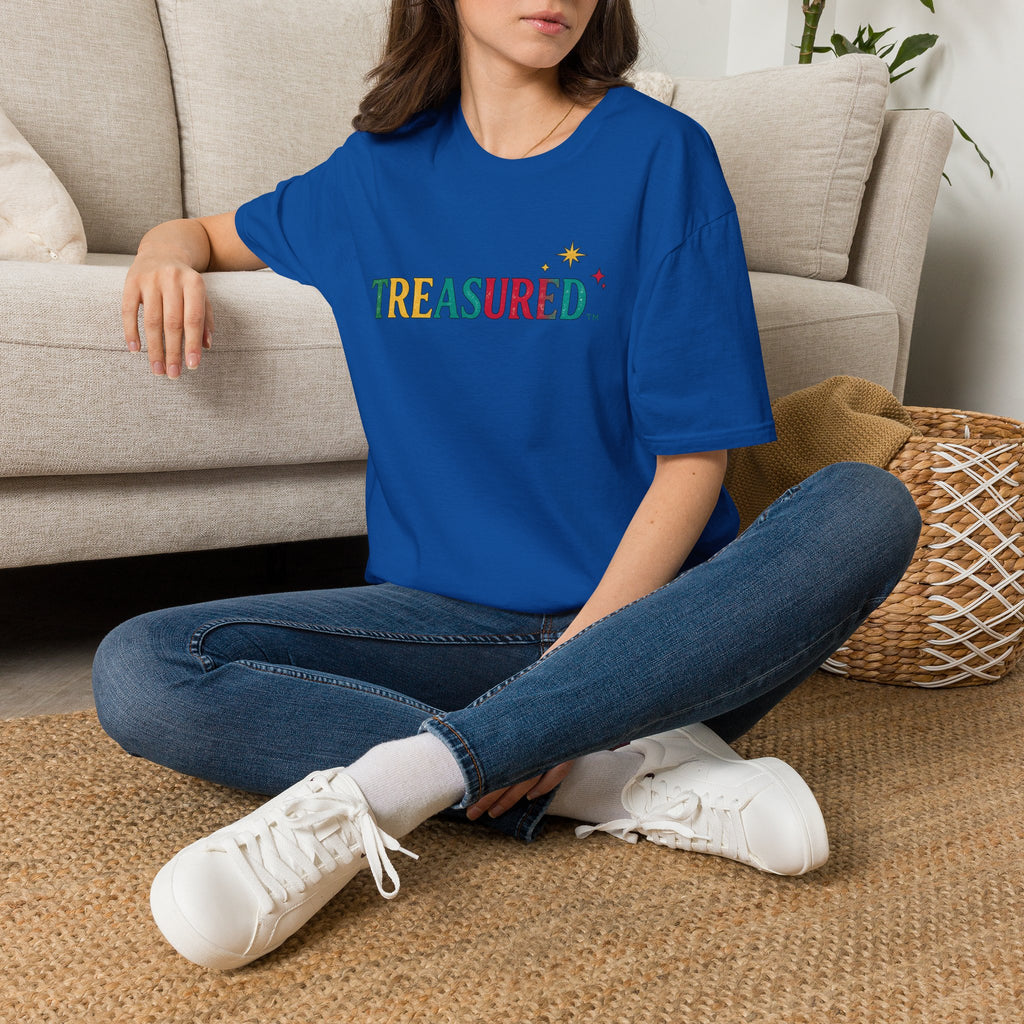 T-Shirt — 'Treasured' Colorful Retro Graphic Tee