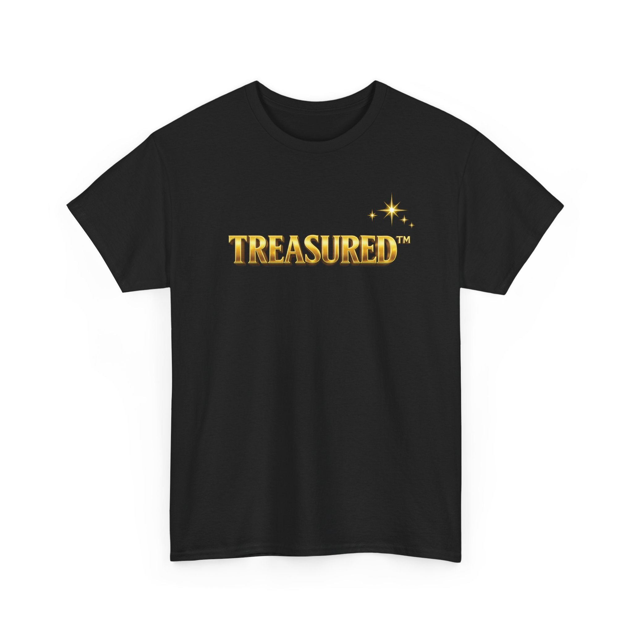 Treasured Tee — Sparkling 'TREASURED' Graphic T‑Shirt
