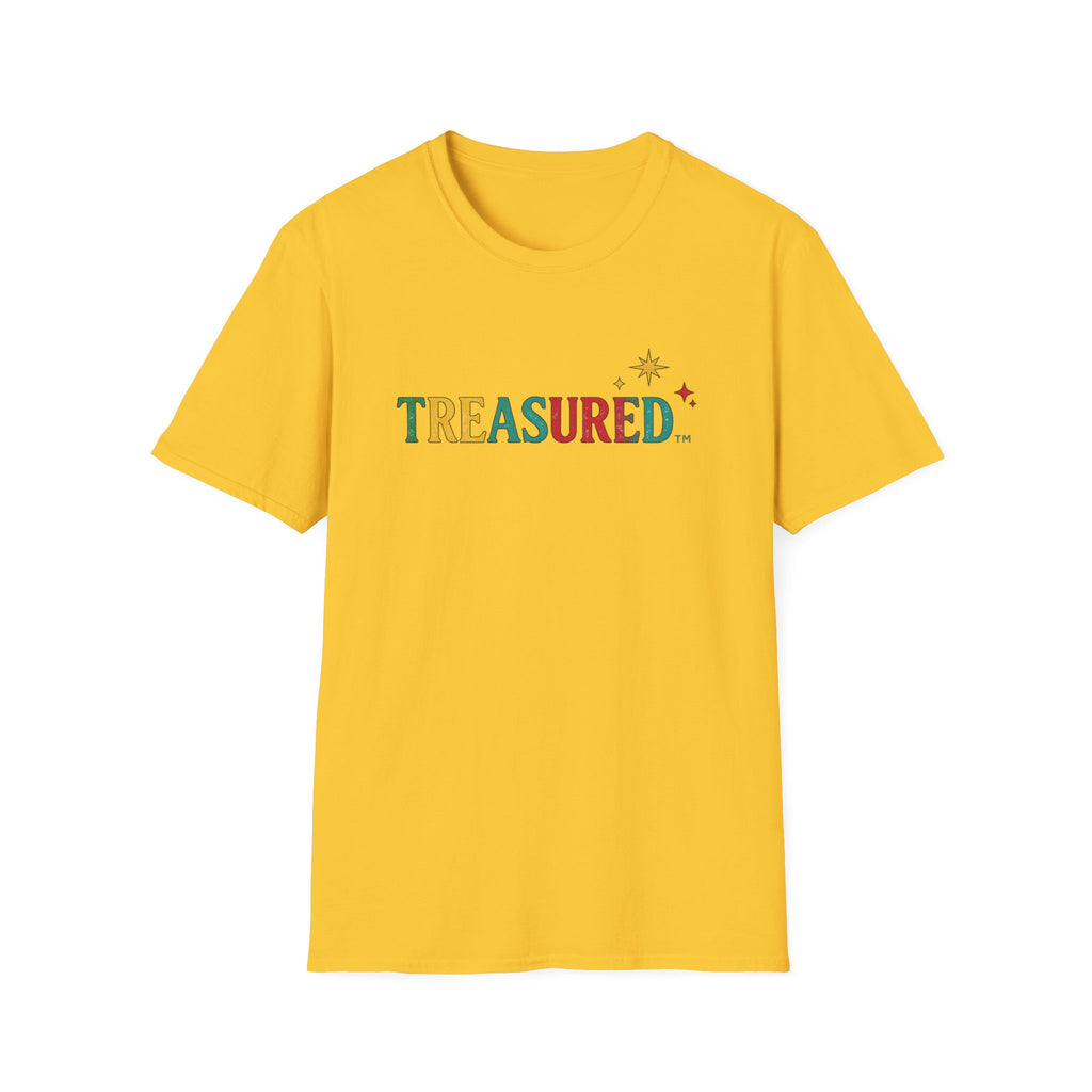 T-Shirt — 'Treasured' Colorful Retro Graphic Tee