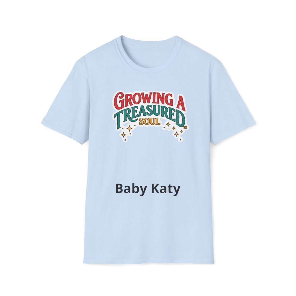 Growing a Treasured Soul T-Shirt — Personalized Baby Name