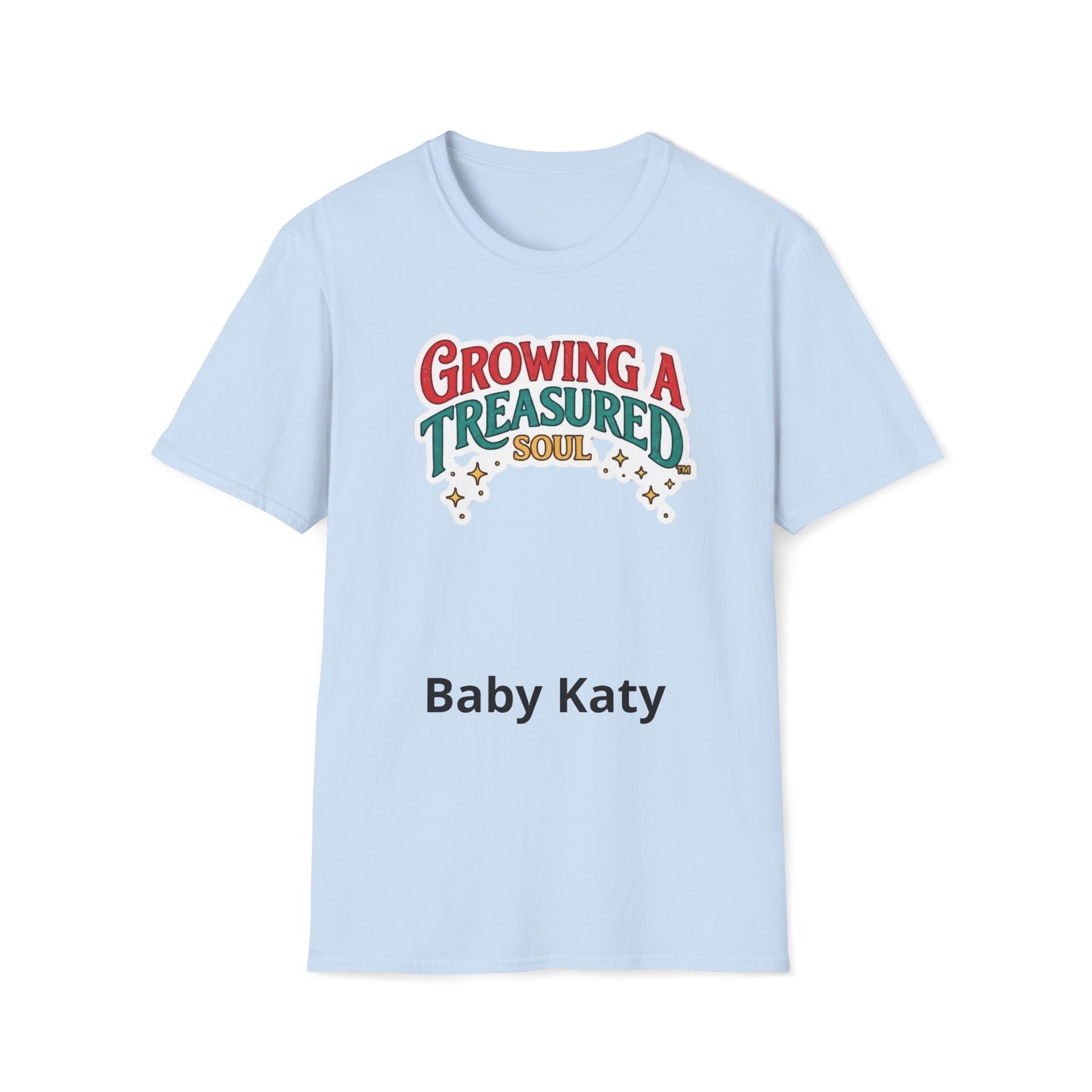 Growing a Treasured Soul T-Shirt — Personalized Baby Name