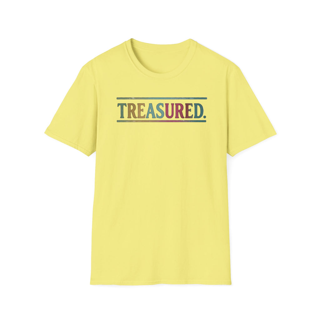 T-Shirt — 'Treasured' Colorful Retro Graphic Tee