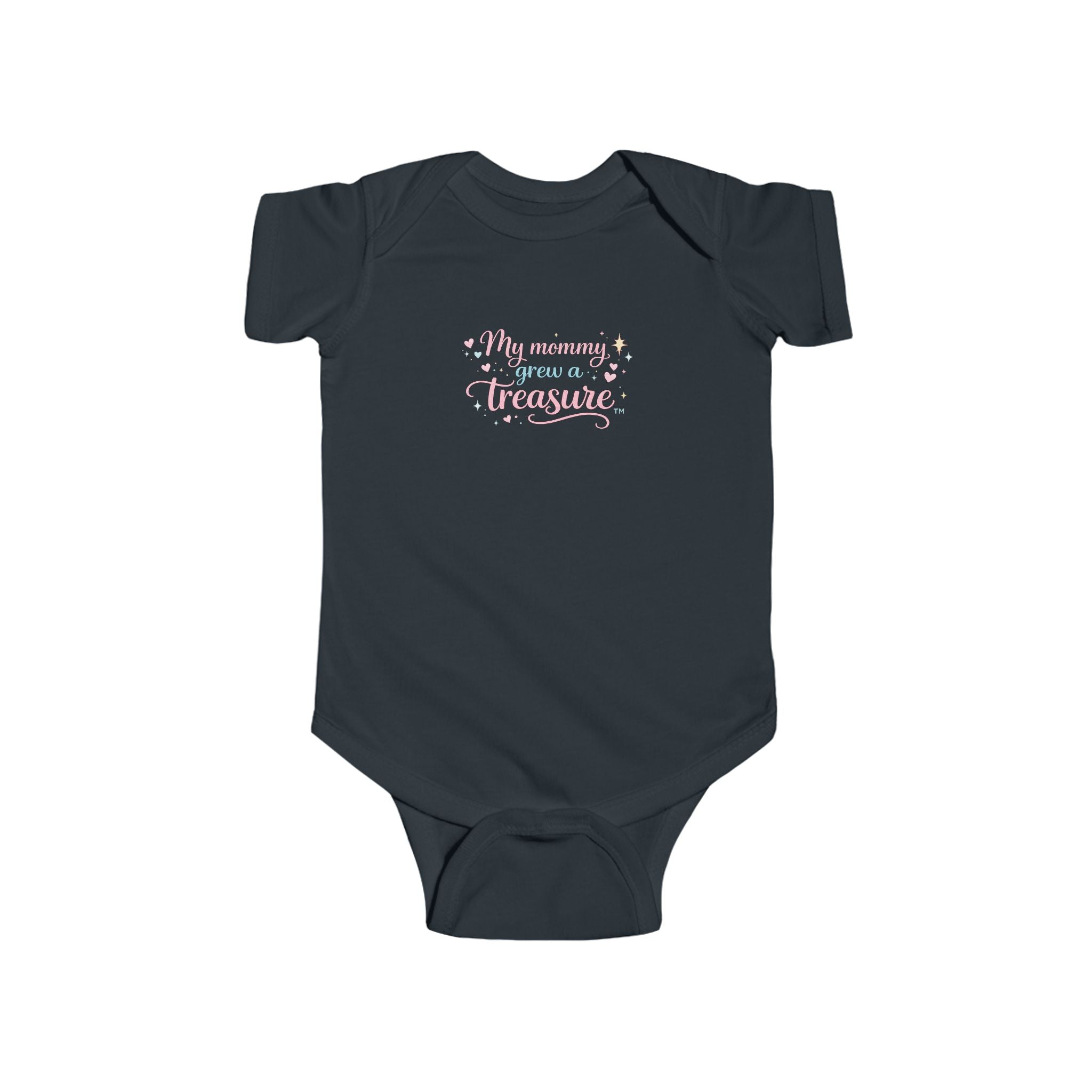 Infant Bodysuit - "My Mommy Grew a Treasure" Baby Onesie B