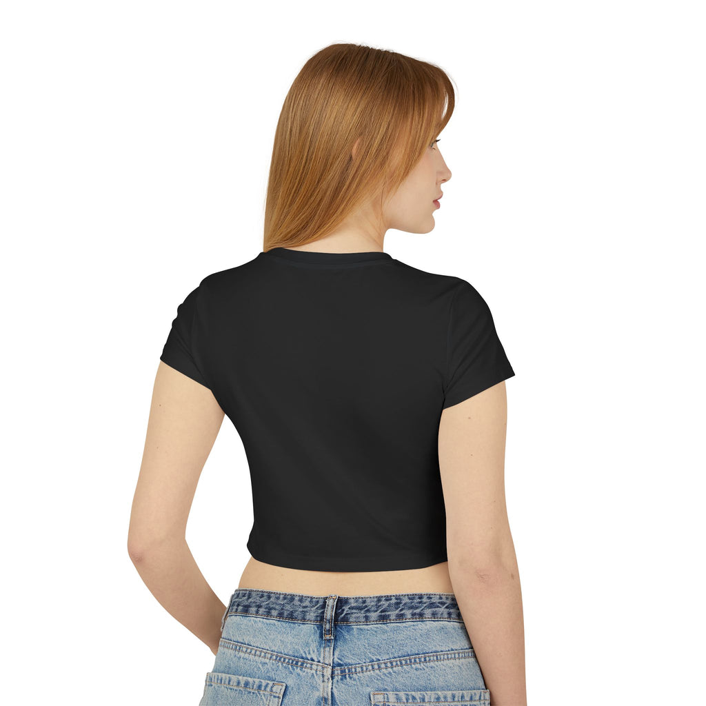 Treasured Crop Tee — Retro Color Block Women's Baby Tee