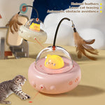 Electric UFO Cat Teaser Toy Stick With Bell thumbnail 5
