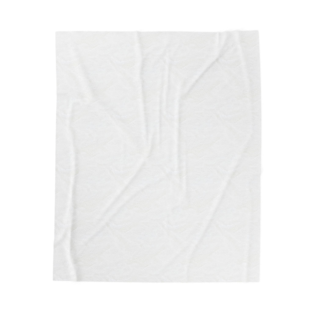 Velveteen Plush Blanket — "Life Is Just An Experience" Inspirational Throw