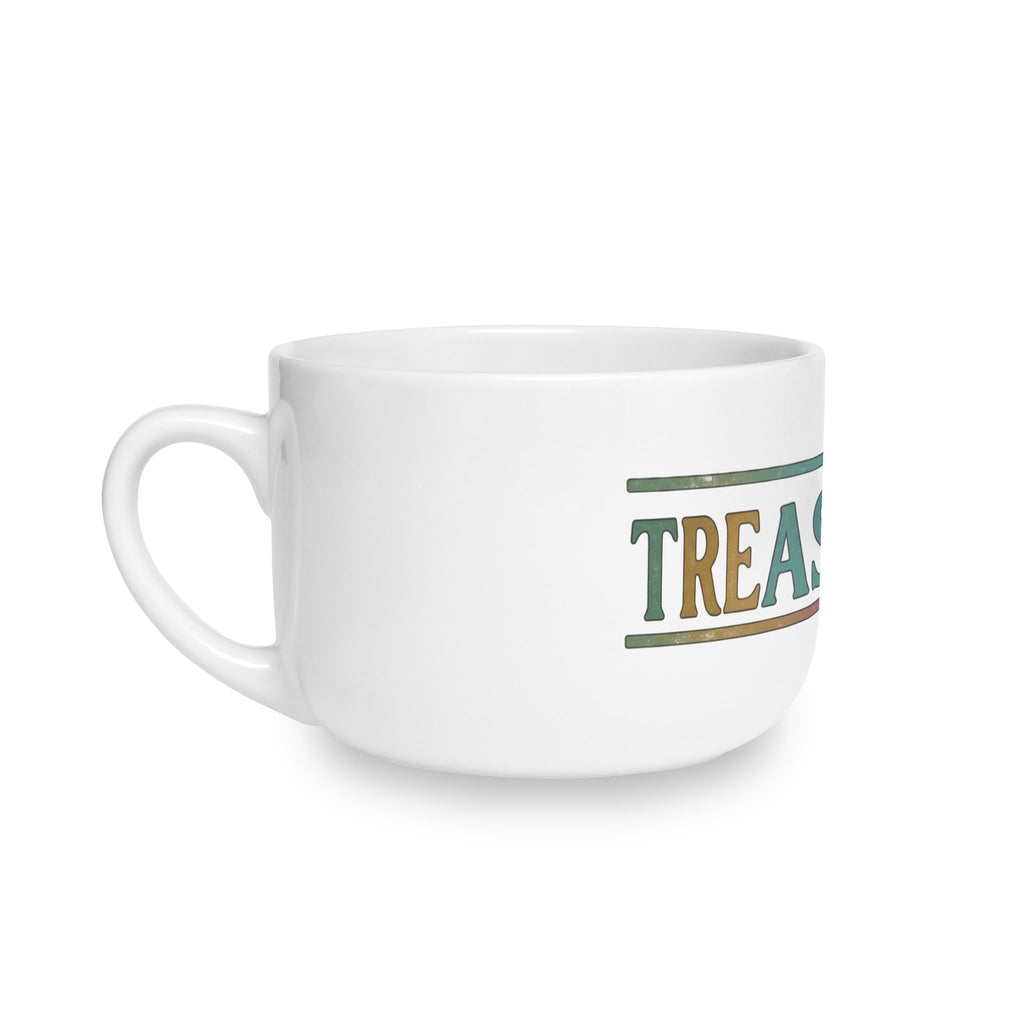 Treasured Ceramic Latte Mug — 25oz Inspirational Coffee Cup